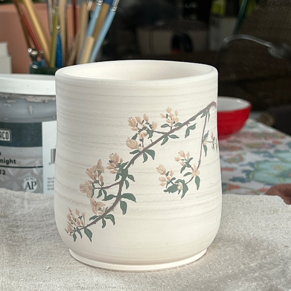 Home made porcelain mug