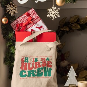 Tote bag Christmas, Tote bag nurse, Nurse bag tote, Cute nurse tote bag, Tote nurse bag, Tote nurse bag, Nurse tote bag gift, Nurse bag