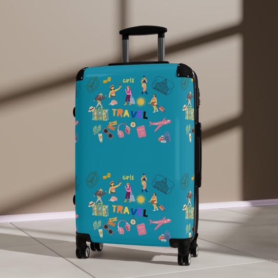 Maleta para adolescentes, Chicas viajeras Azul, Equipaje de moda, Bolsos  de moda, Accesorios Wanderlust, Vacaciones