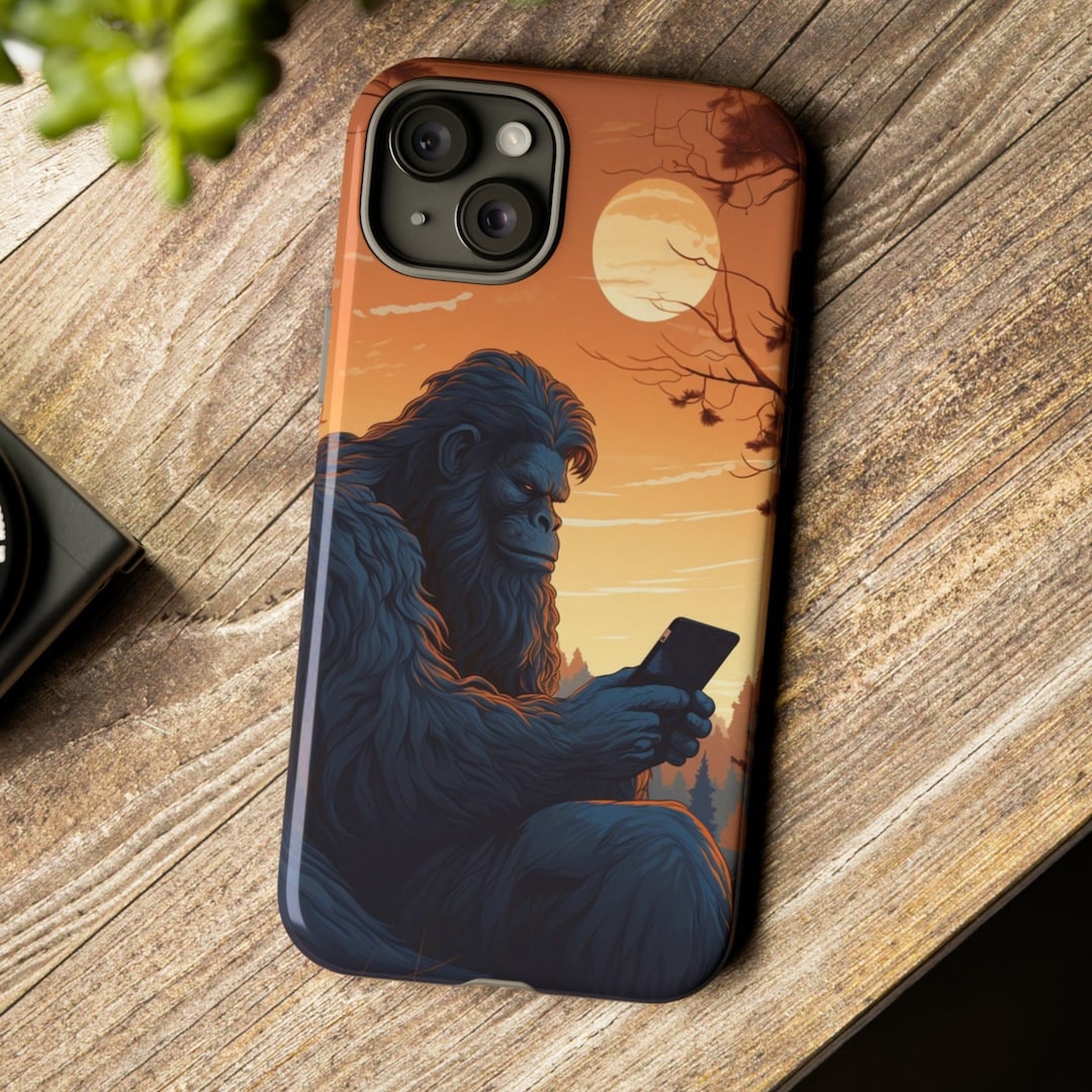 Bigfoot Phone Case Funny Phone Case for Bigfoot Lover Phone Case Comedy