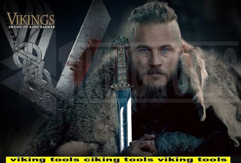 Viking Sword of King Ragnar Lothbrok Vikings Ragnarbattle Etsy Australia