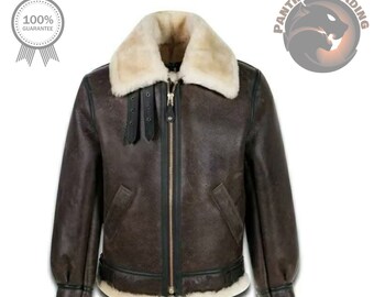 Nuevo Resident Evil RE 4 Remake Leon Kennedy Bomber Jacket B3 Bomber Chaqueta de cuero genuino