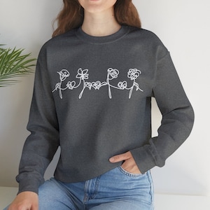 BTS Love yourself sweater Kpop Unisex self care sweater for Everyone multicolor hearts Unisex Heavy Blend Crewneck Sweatshirt ARMY sweater