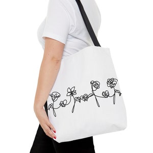 BTS Love yourself トートバッグ みんなに 花 ハート 愛 BTS ARMY love yourself かわいいトートバッグ ショッピングショルダーバッグ 大容量バッグ