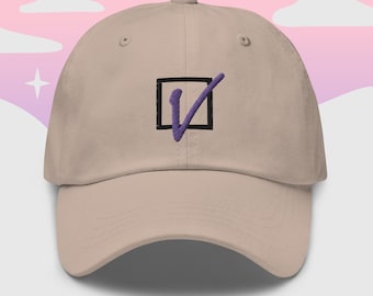 BTS V Layover Checkmark Embroidery Hat Bts Kim Taehyung Hat