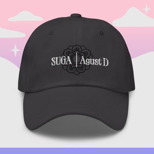 送料無料 通販 激安 Dad Embroidered D-day Hat, Yoongi Suga, Cap, D Agust アイドルグッズ