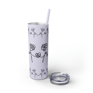 BTS Love yourself Tumbler with Straw ARMY Self Care tumbler multiple colors 20oz BTS tumbler for home work or gym Bangtan gift