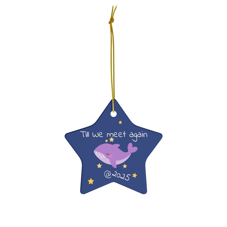 BTS Purple Whale Till We Meet in 2025 Christmas Ornaments Kpop