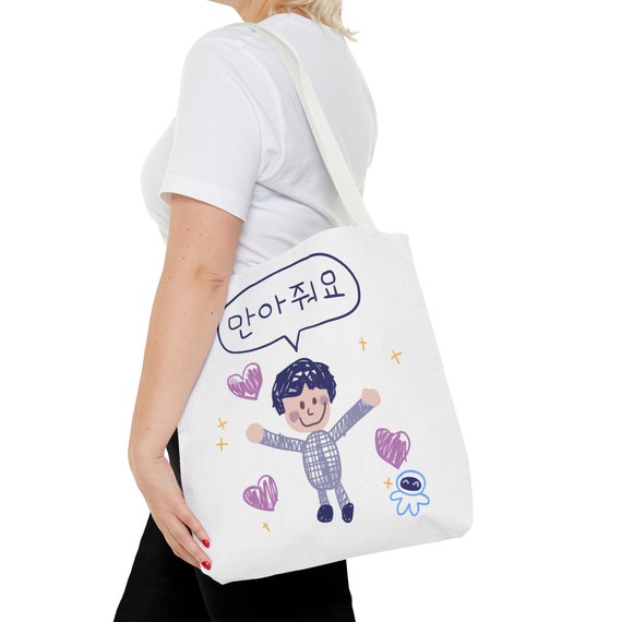 BTS ジン HAPPY Big Tote bag BTS JIN HAPPY ビッグトートバッグ 中古