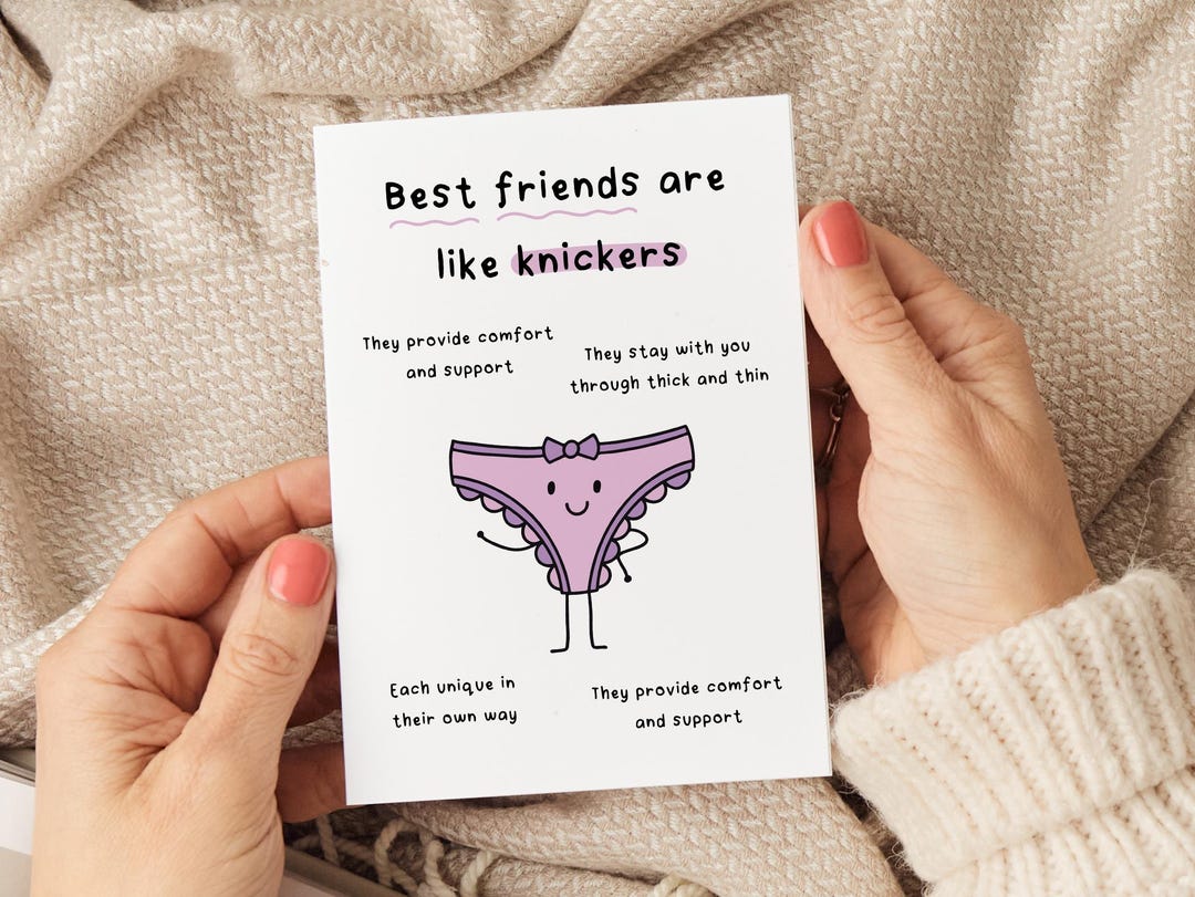 Tongue In Peach Geburtstagskarte Für Beste Freunde – Lustige Karte 'Keeping Each Other Sane', A5, Mit Umschlag