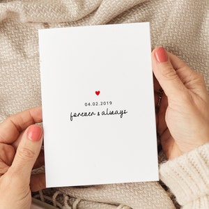 Personalised Anniversary Card, Anniversary Cards, Husband Anniversary Card, Wife Anniversary Card, Wedding Anniversary Cards, For Her, Him