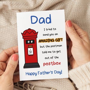 J'ai essayé de vous faire un cadeau incroyable Carte de fête des pères - Joyeuse fête des pères, carte de fête des pères amusante, carte pour la fête des pères, cartes de papa