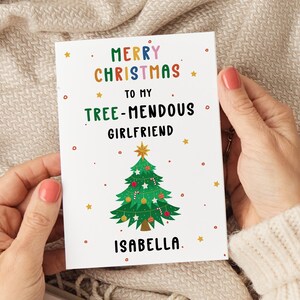 Biglietti di Natale personalizzati per la fidanzata, biglietti di Natale per la fidanzata, biglietti di Natale per la fidanzata, regali di Natale per la fidanzata, regalo