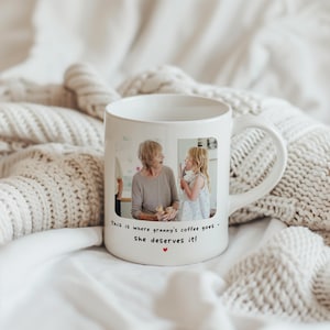 11oz Personalised Granny Coffee Mug, Granny Photo Mug, Custom Granny Mug, Granny Birthday Gift, Granny Christmas Gifts, Best Granny Ever