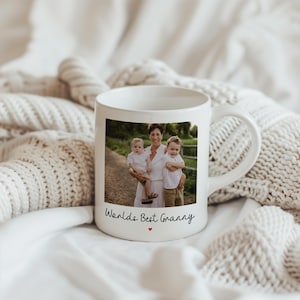 11oz Personalised Granny Coffee Mug, Granny Photo Mug, World&#39;s Best Granny Mug, Granny Birthday Gifts, Gift For Granny, Mug for Granny