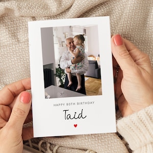 パーソナライズされた Taid 誕生日カード、Taid 絵カード、Taid 誕生日カード、Taid 70 歳の誕生日カード、Taid 80 歳の誕生日カード、Taid カード用