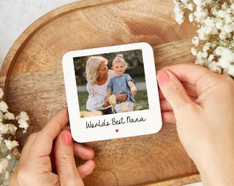 Weltbeste Nana-Foto-Untersetzer, personalisierte Nana-Geschenke, Nana-Weihnachtsgeschenke, Nana-Geburtstagsgeschenke, Nana-Weihnachtsgeschenke, Nana-Foto-Geschenk
