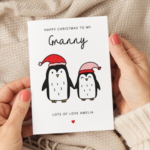 Personalised Granny Christmas Cards, Christmas Card for Granny, Granny Christmas Greeting Card, Granny Christmas Gifts, Christmas Present
