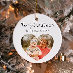 Personalised Granny Christmas Tree Ornament, Granny Christmas Baubles, Granny Christmas Gifts, Granny Christmas Presents, Gifts For Granny