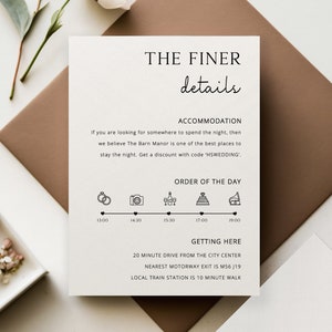 Cartão de detalhes do casamento, convite de casamento, cartão de informações, cartão de informações do casamento, detalhes do casamento, informações do casamento, artigos de papelaria de casamento