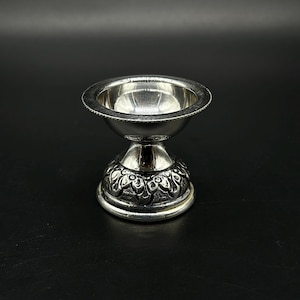 925 Sterling Silver Arti Diya, Silver Diya For Pooja, Silver Pooja Items, Silver Gift, Silver Deepak, Silver