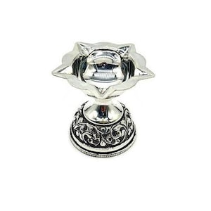 925 Sterling Silver Diya, Silver Diya For Pooja, Silver Pooja Items, Silver Gift, Silver Deepak.