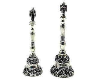 925 Sterling Silver Bell For Pooja / Mandir / Silver Ghanti