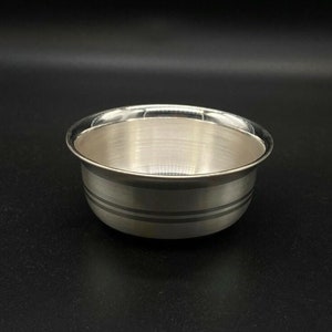 999 Pure Silver Bowl, Silver Katori, Silver Bowl of Every Size, Silver Prasad Bowl, Silver Bowl For Kids, Baby ShowerGift,Silver Dinner Bowl