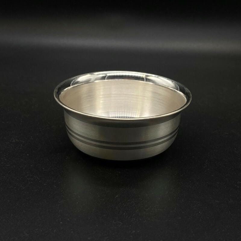 999 Pure Silver Bowl, Silver Katori, Silver Bowl of Every Size, Silver Prasad Bowl, Silver Bowl For Kids, Baby ShowerGift,Silver Dinner Bowl