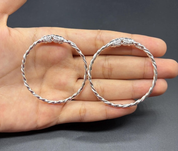 925 Sterling-silver Baby Kada Bangle for Baby Boy and Baby Girls