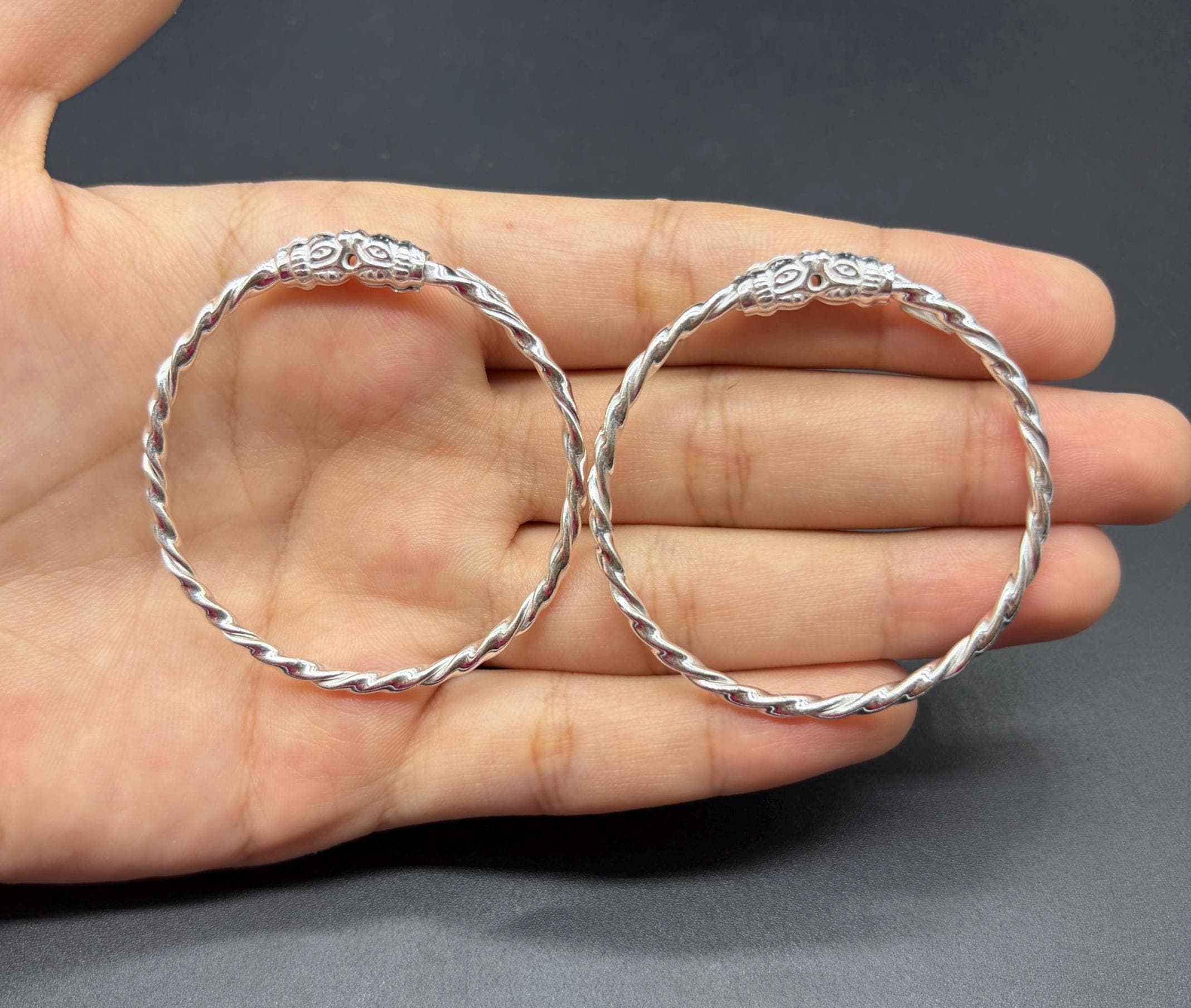 925 Sterling-silver Baby Kada Bangle for Baby Boy and Baby Girls