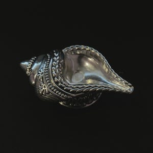 925 Sterling Silver Shank Diya / Designer Diya / Shank Diya