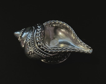 925 Sterling Silver Shank Diya / Designer Diya / Shank Diya