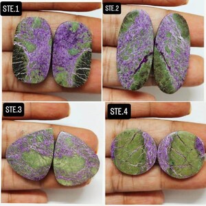 Stichtite Gemstone ,Natural Stichtite ,Nice Back Side, Loose Gemstone For Jewelry Making