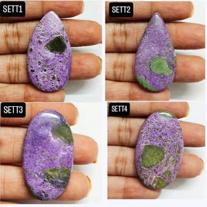 Stichtite Gemstone ,Natural Stichtite ,Nice Back Side, Loose Gemstone For Jewelry Making