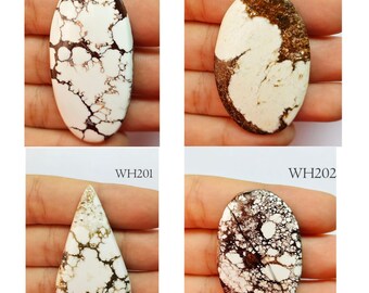 Kamień szlachetny z dzikiego jaspisu końskiego, naturalny kaboszon z dzikiego jaspisu końskiego z płaską stroną tylną, luźny kamień szlachetny do wyrobu biżuterii