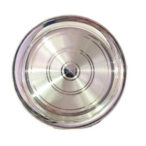 999 Solid Silver Plate / Silver Plate For Pooja / Pooja Thali / Silver Plate For Baby Feeding