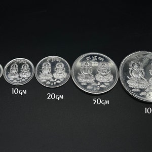 999 Pure Silver Coins 5grams, 10grams, 20grams, 50grams, 100grams, Pure Silver Coins by Sarafa Traders Commity Jaipur,