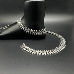 925 Sterling Silver Anklet / Silver Payal / Silver Anklet / Silver Bride Anklet / Silver Payal / Silver Designer Payal