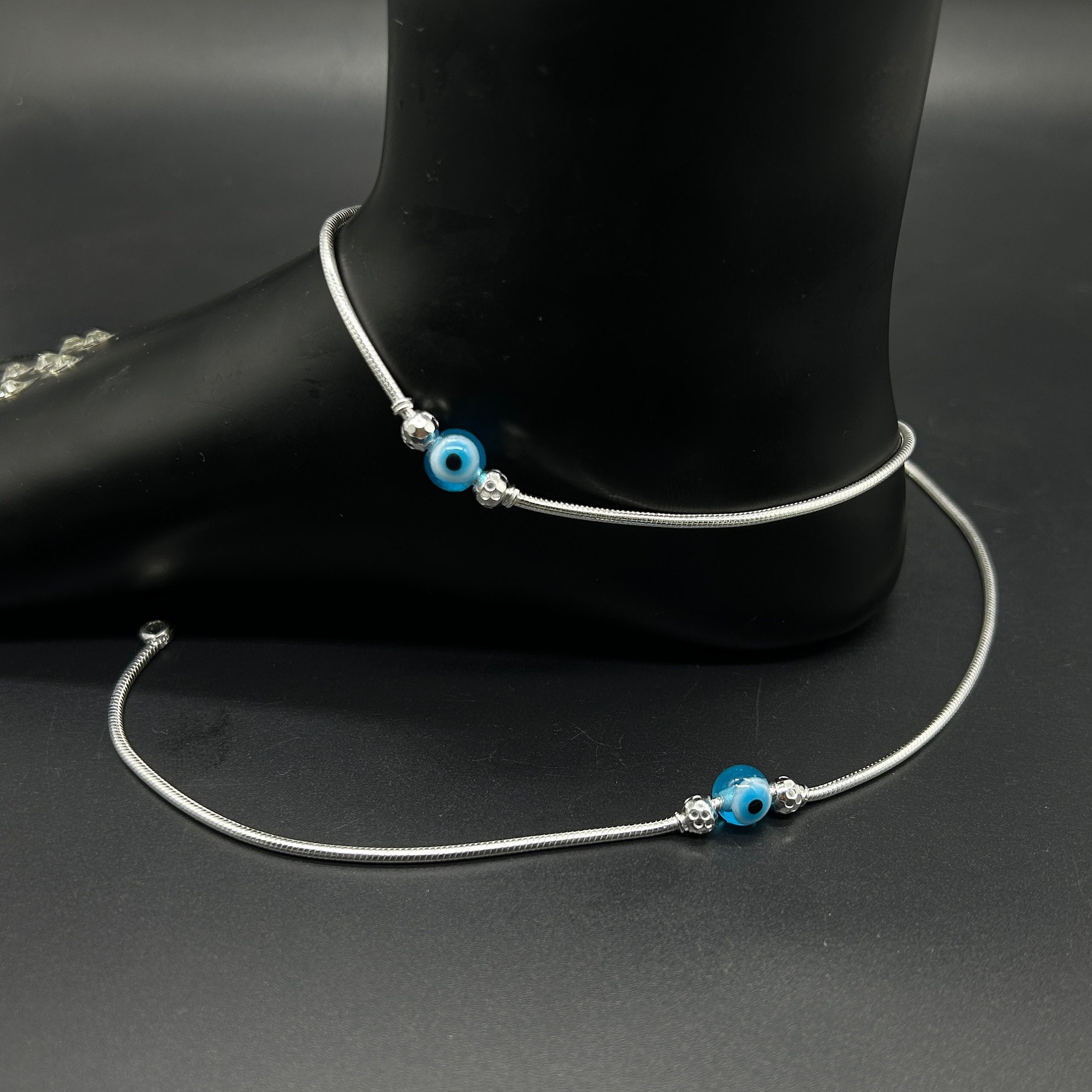 Sterling Silver Payal Anklet