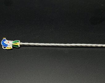 Flauta/bansuri de plata de ley 925 para el Señor Krishna/laddu Gopal ji y flauta para regalar.