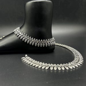 925 Sterling Silver Anklet / Silver Payal / Silver Anklet / Silver Bride Anklet / Silver Payal / Silver Designer Payal