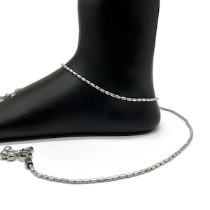 925 Sterling Silver Anklet / Silver Bride Payal / Silver Anklet / Silver Payal / Silver Antique Payal / Designer Anklet
