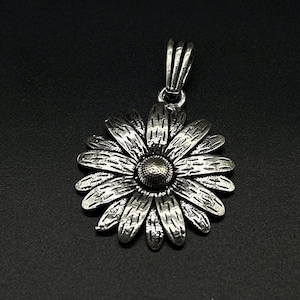 925 Sterling Silver Flower Pendant, Silver Pendant Flower, Silver Pendant, Silver Pendant, Valentine Gift