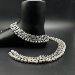 925 Sterling Silver Anklet / Silver Payal / Silver Anklet / Silver Bride Anklet / Silver Payal / Silver Designer Payal