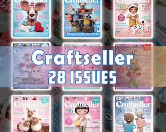 Craftseller-28 Magazine Pdf- Sewing- Knitting -Crochet -Embroidery -Do it yourself -PDF download-Creative Patterns