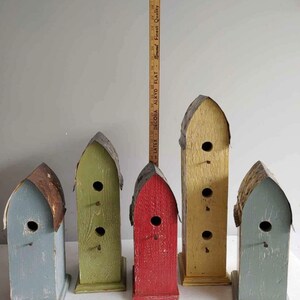 Curated visual reference: Gallery Detail: Handmade Rustic Birdhouses