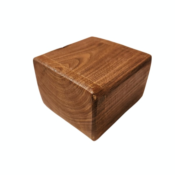 4"×4"×3" Black Walnut Bowl Blank/ Wood Turning/ DIY/ Decor/ Crafts