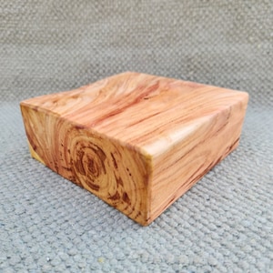 6"×6"×2 1/2" Black Cherry Bowl Blank