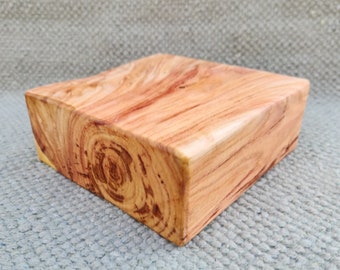 6"×6"×2 1/2" Black Cherry Bowl Blank